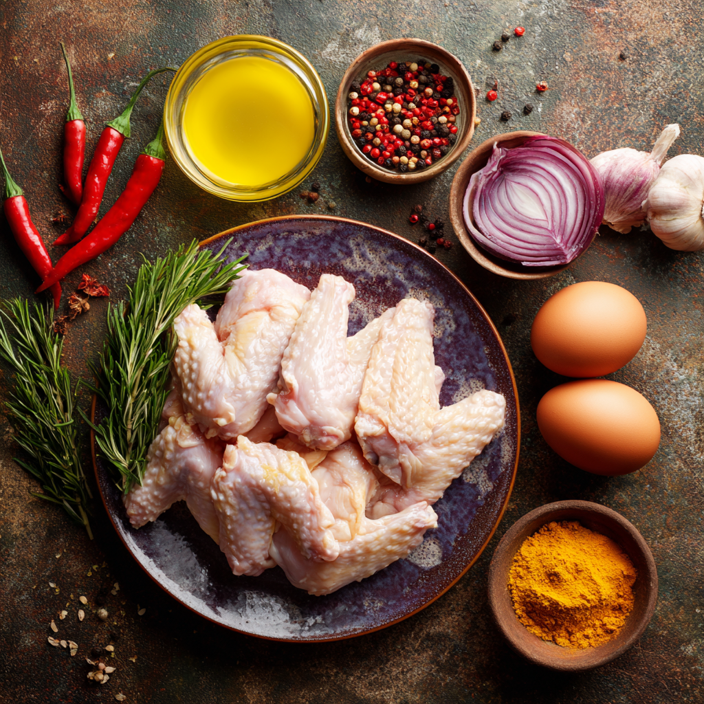 Air Fryer Chicken Wings Ingredients