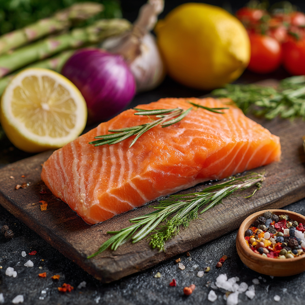 Air Fryer Salmon Ingredients