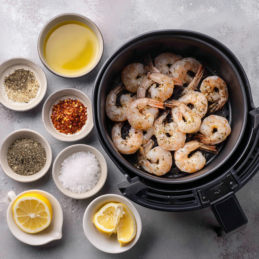 Air Fryer Shrimp Ingredients