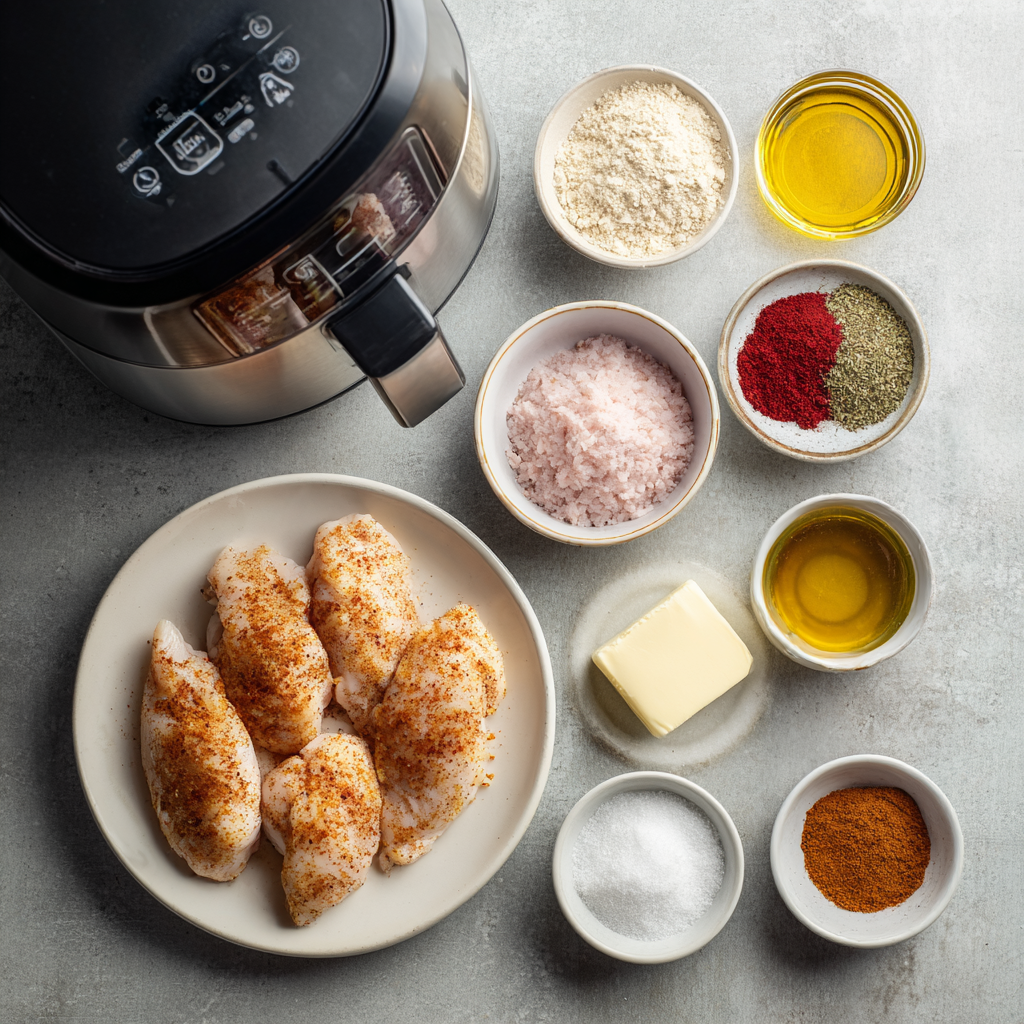 Air Fryer Chicken Tenders Ingredients