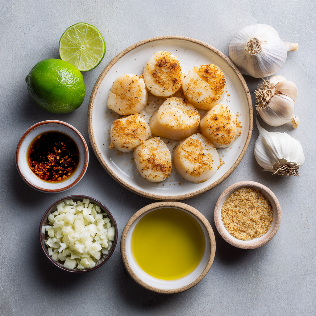 Air Fryer Scallops ingredients