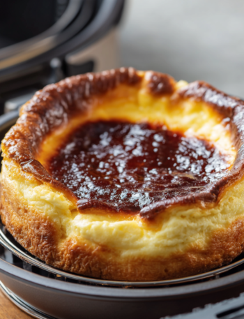Air Fryer Basque Burnt Cheesecake