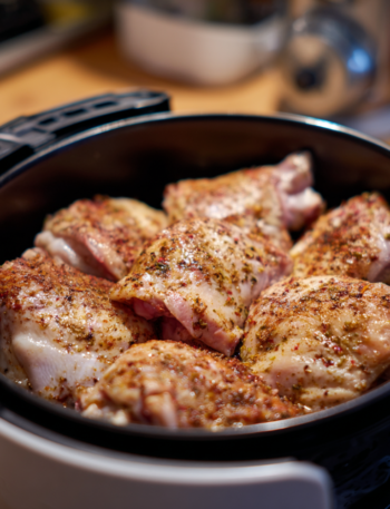 Air Fryer Creamy Dijon Chicken