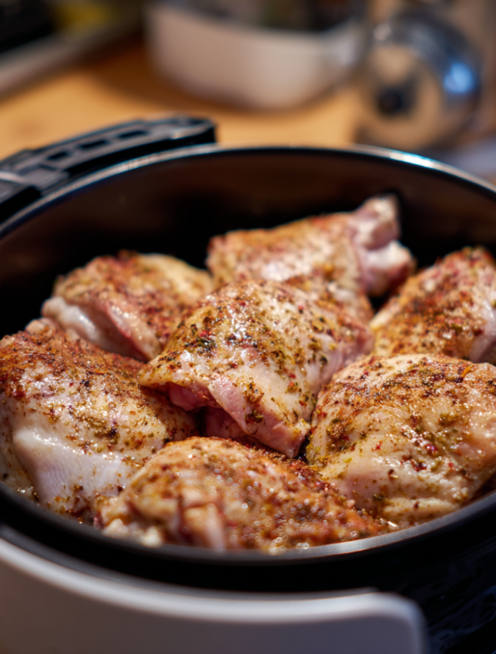 Air Fryer Creamy Dijon Chicken