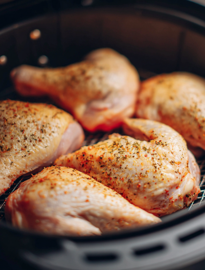 Air Fryer Creamy Garlic Parmesan Chicken