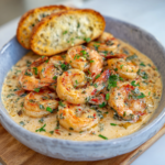 Air Fryer Creamy Tuscan Shrimp