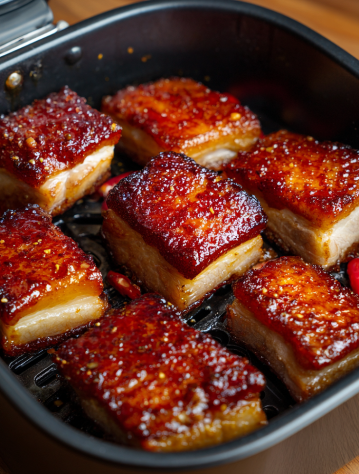 Air Fryer Five-Spice Pork Belly