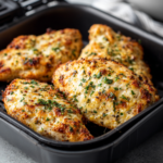 Air Fryer Garlic Butter Pecorino Chicken