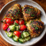 Air Fryer Greek Chicken Thighs