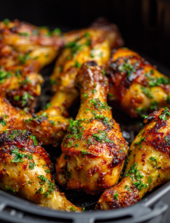 Air Fryer Honey Mustard Chicken Drumsticks