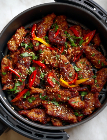 Air Fryer Korean Spicy Pork Bulgogi