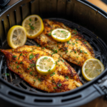 Air Fryer Lemon Butter Garlic Tilapia