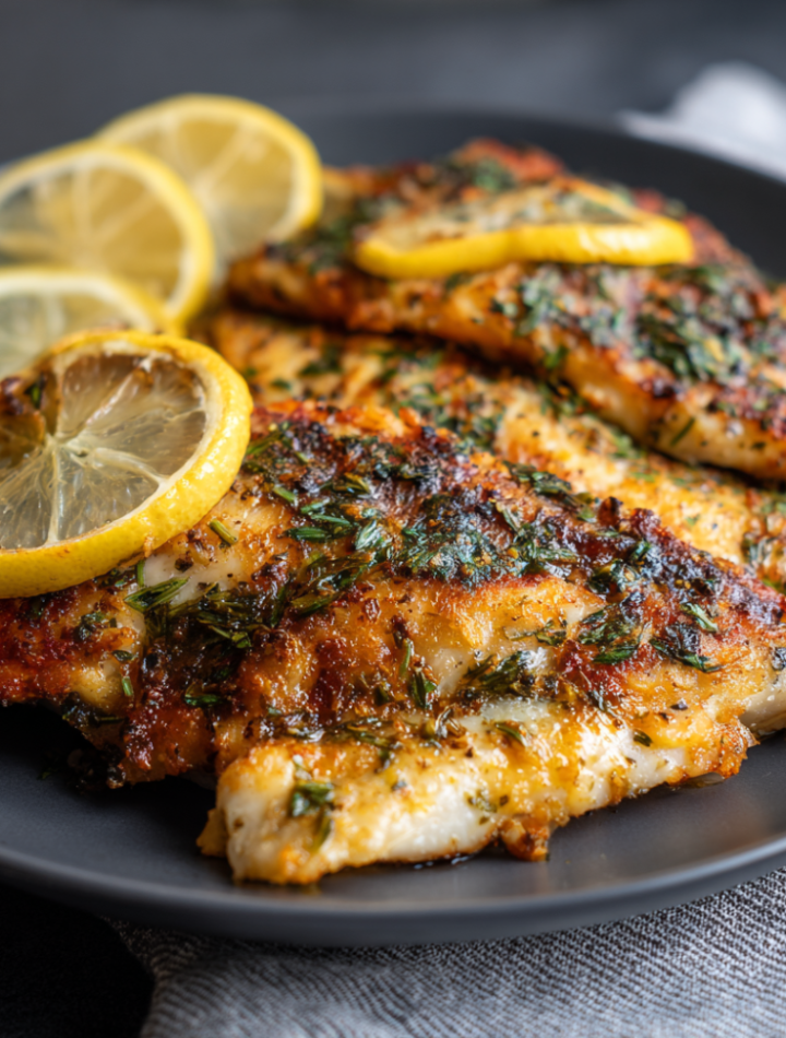 Air Fryer Lemon Herb Tilapia