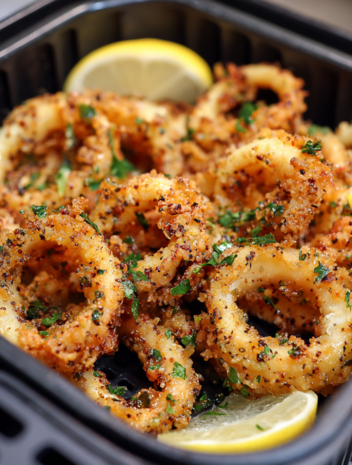 Air Fryer Lemon Pepper Calamari