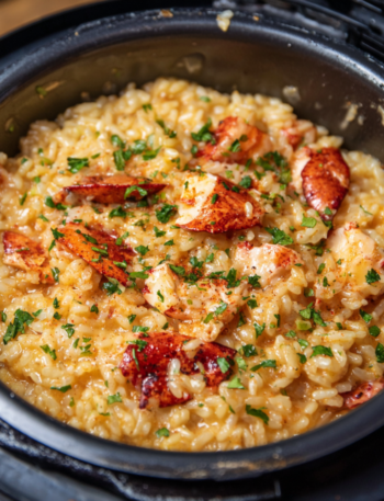 Air Fryer Lobster Risotto