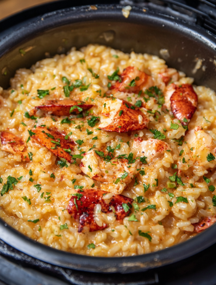 Air Fryer Lobster Risotto