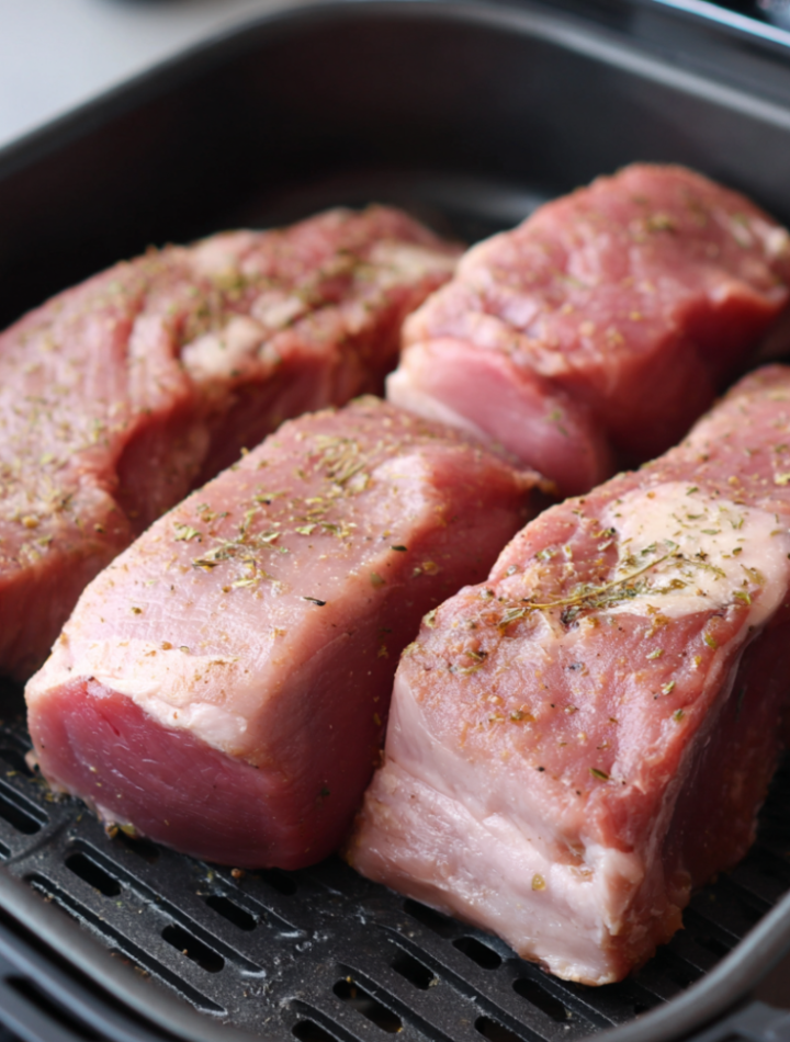 Air Fryer Maple Garlic Pork Tenderloin
