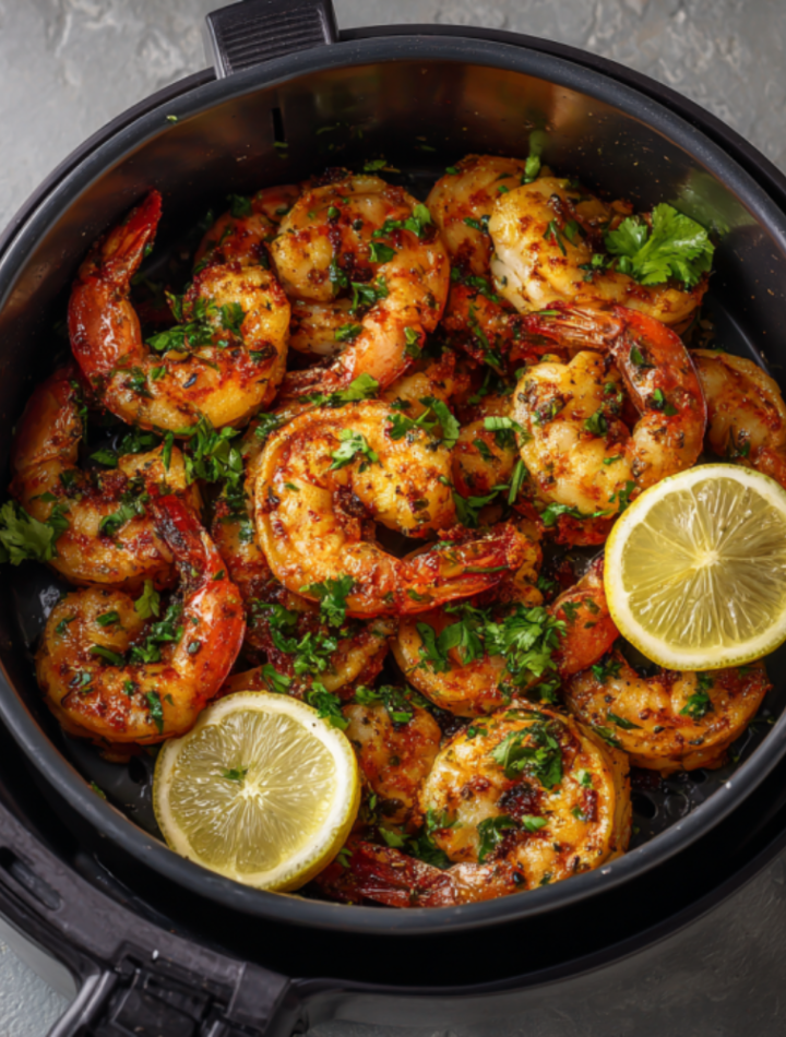 Air Fryer Mediterranean Shrimp Bowls