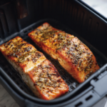 Air Fryer Miso Butter Salmon