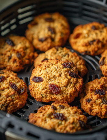 Air Fryer Oatmeal Raisin Cookies