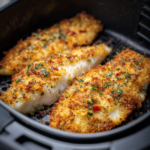 Air Fryer Panko Crusted Tilapia