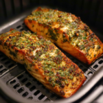 Air Fryer Pesto Salmon