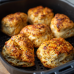 Air Fryer Spicy Honey Butter Chicken Biscuits
