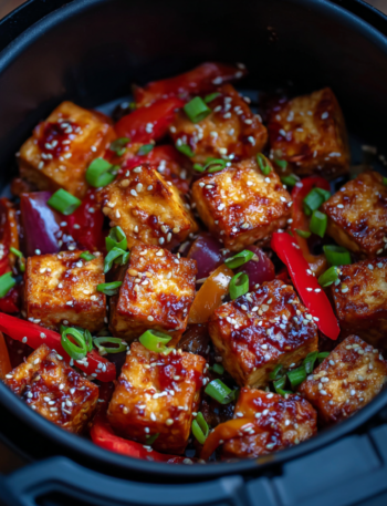 Air Fryer Vegan Korean BBQ Tofu