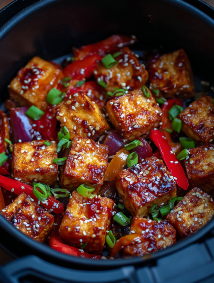 Air Fryer Vegan Korean BBQ Tofu