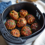 Air Fryer Vegan Meatballs