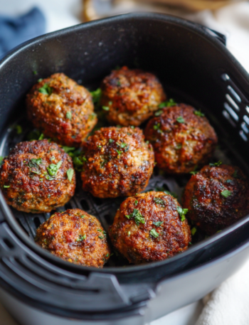 Air Fryer Vegan Meatballs