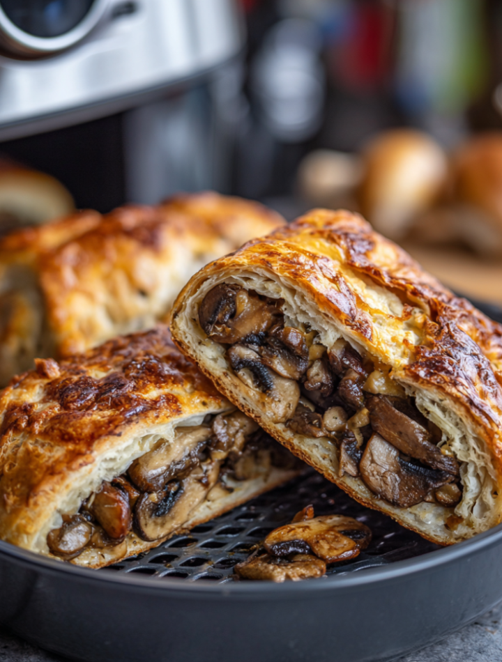 Air Fryer Vegan Mushroom Wellington