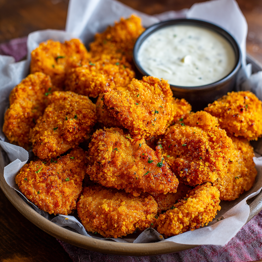 How to make Air Fryer Nashville Hot Chicken Nuggets