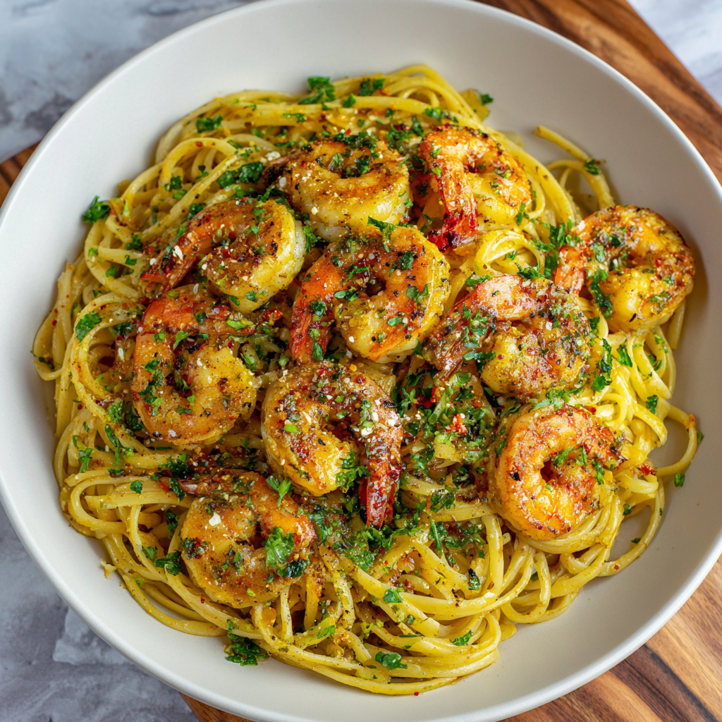 how to make Air Fryer Marry Me Shrimp Pasta