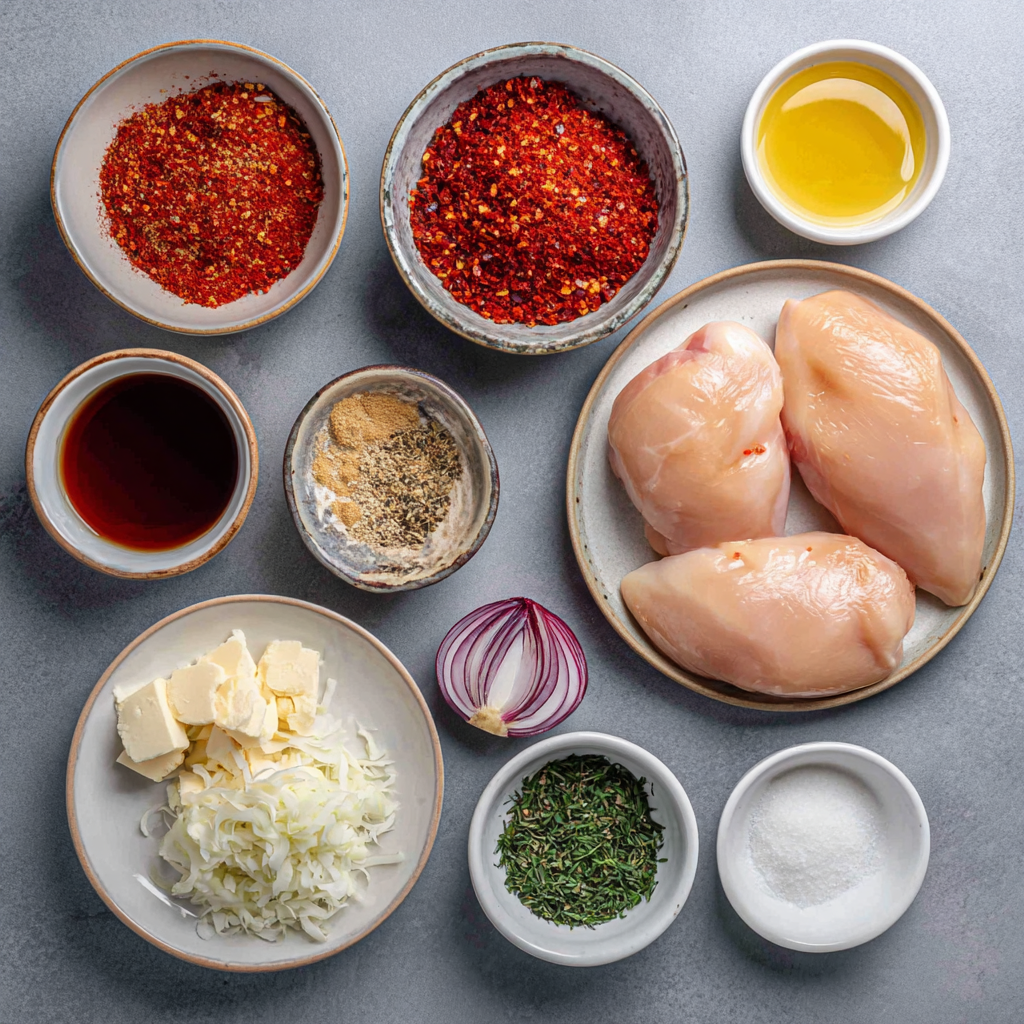 Air Fryer Harissa Roasted Chicken Breast ingredients