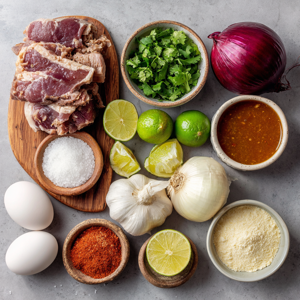 Air Fryer Carnitas ingredients