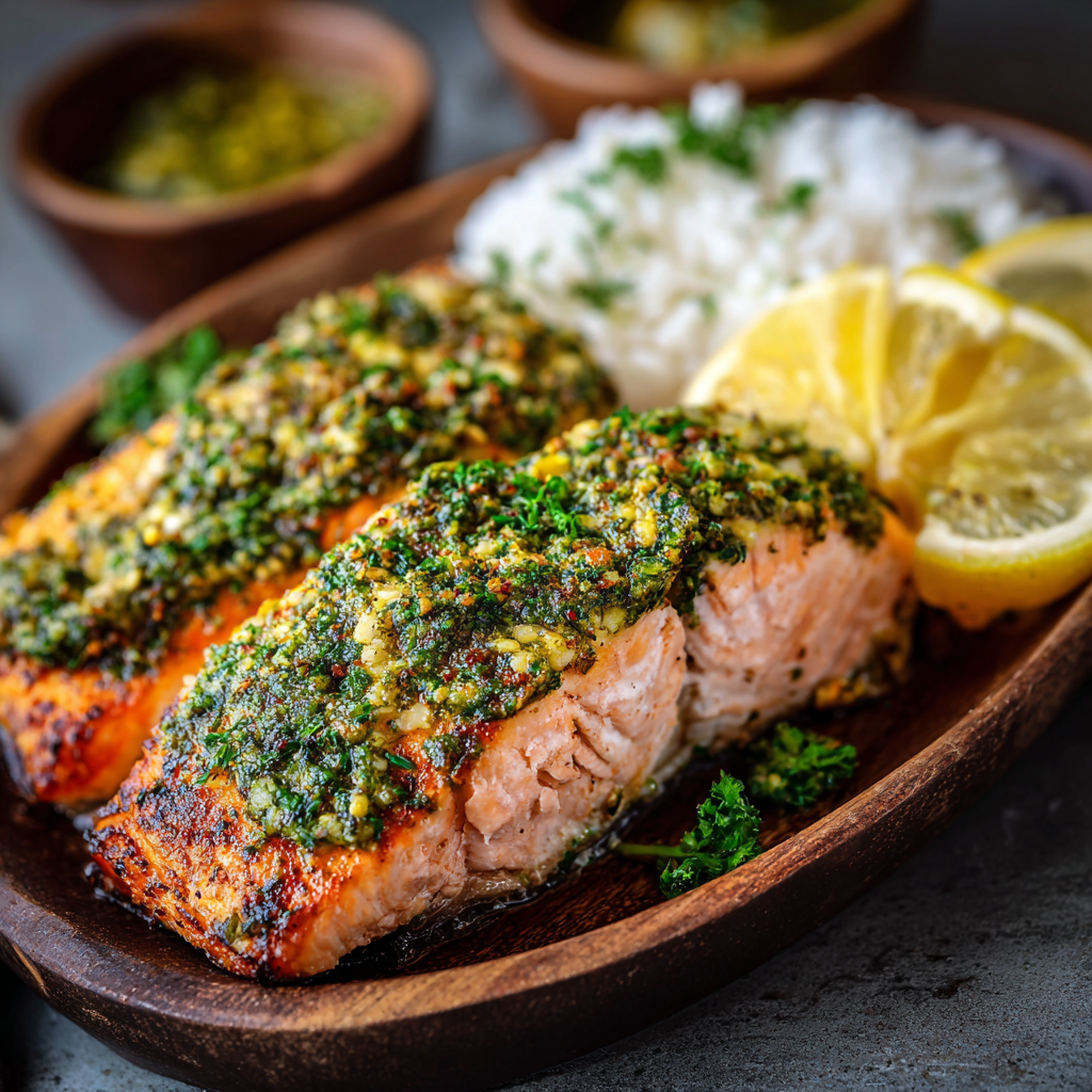 How to make Air Fryer Pesto Salmon