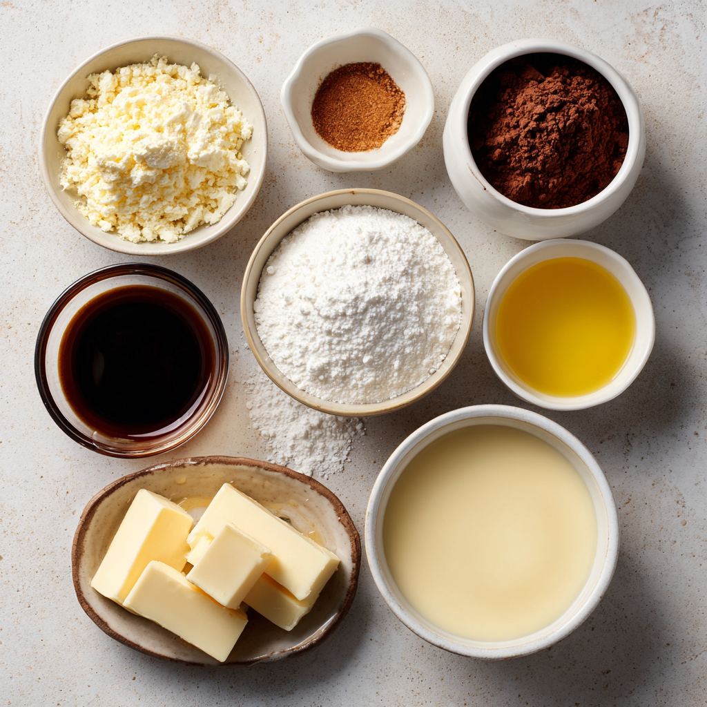 Air Fryer Basque Burnt Cheesecake ingredients