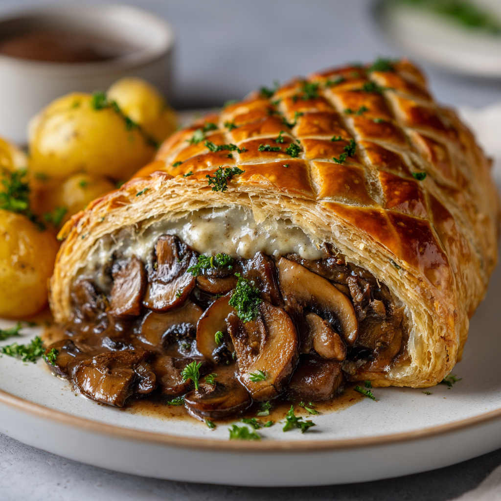How to make Air Fryer Vegan Mushroom Wellington