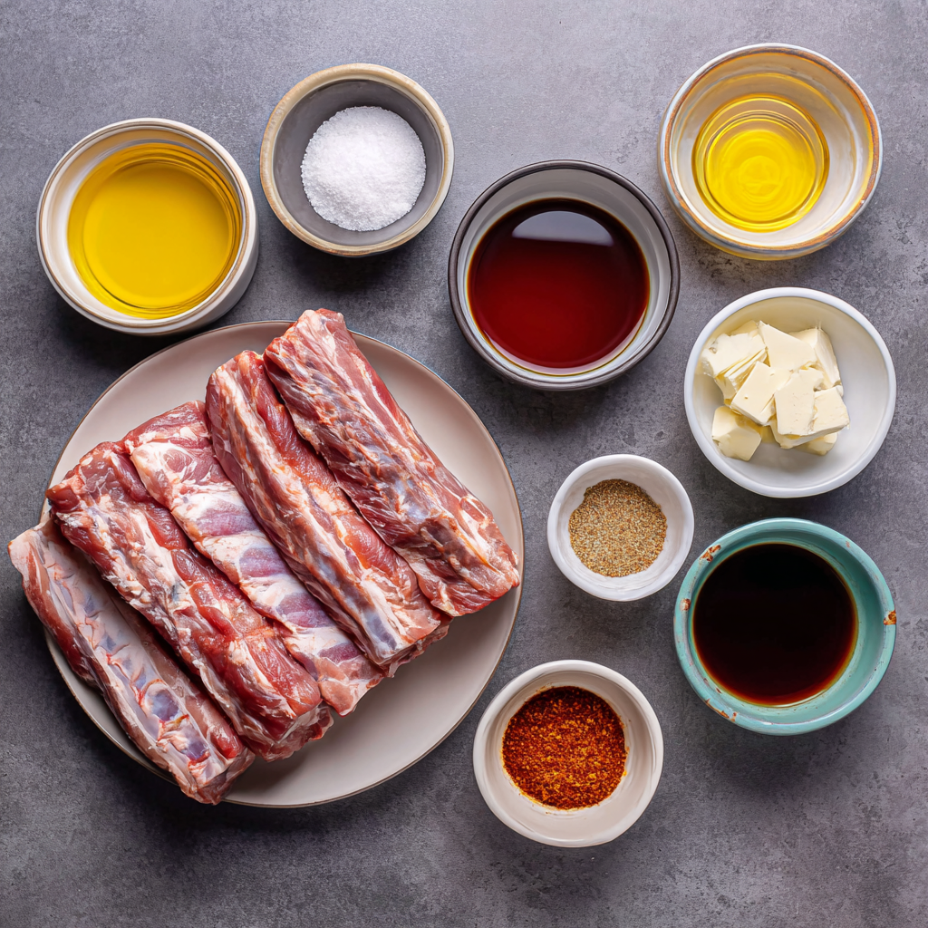 Air Fryer Boneless Pork Ribs ingredients