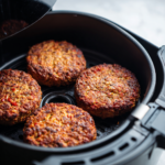 Air Fryer Vegan Cheeseburgers