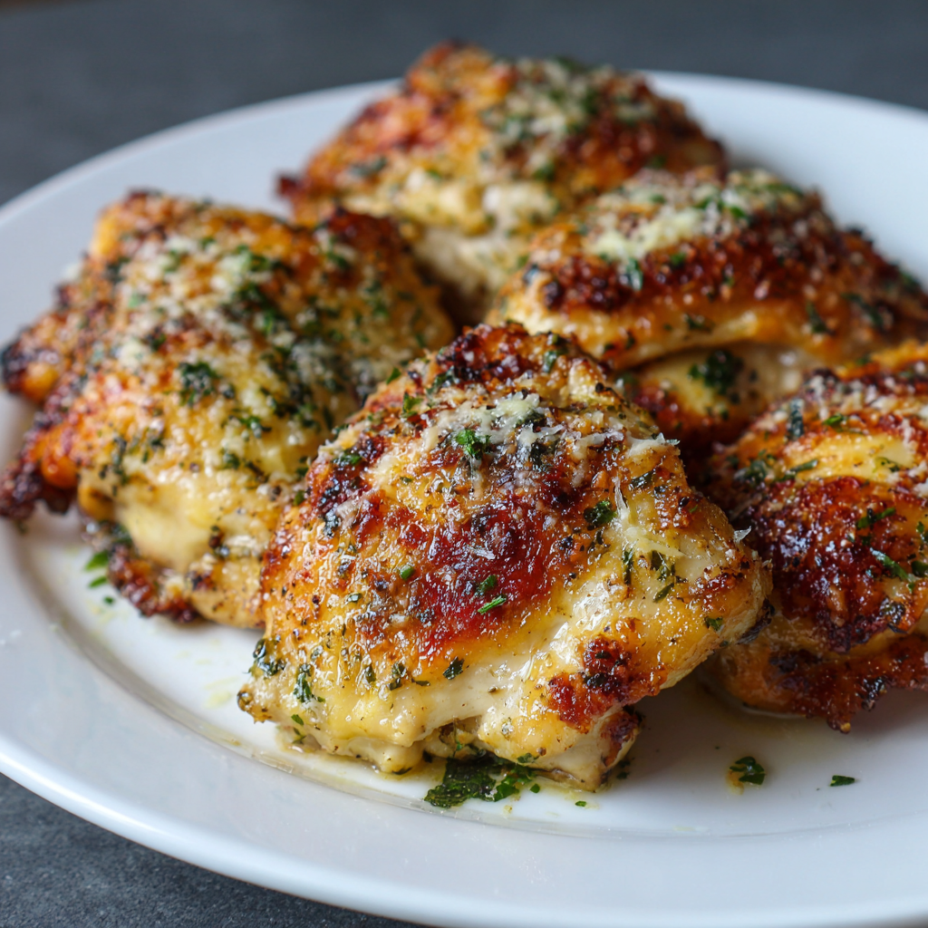 How to make Air Fryer Garlic Butter Pecorino Chicken