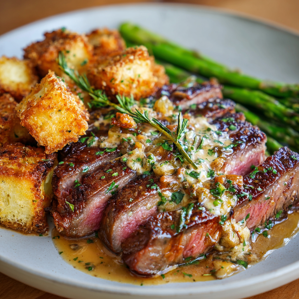 How to make Air Fryer Cowboy Butter Steak