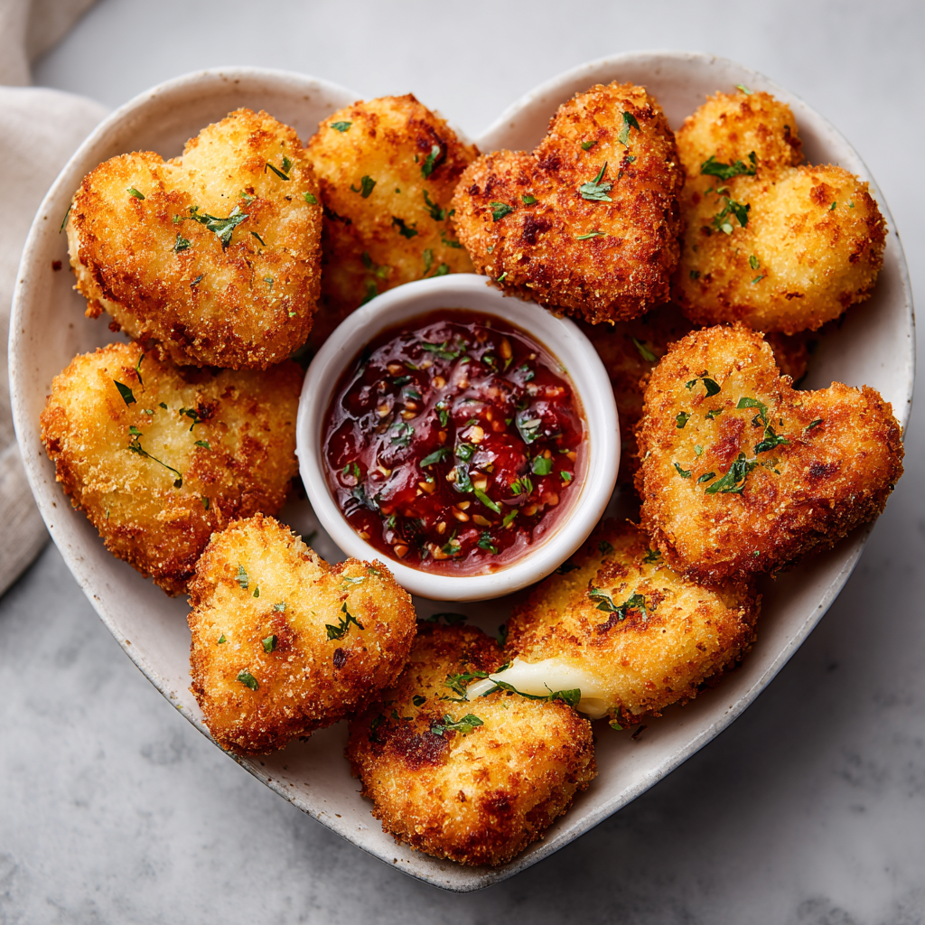 Heart Mozzarella Bites