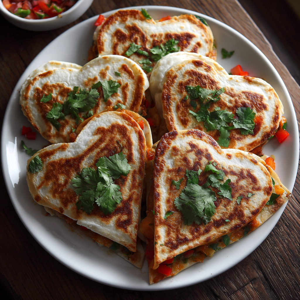 Heart Quesadillas
