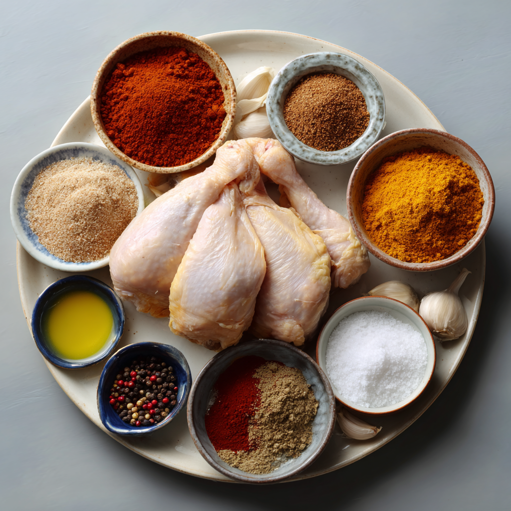 Air Fryer Moroccan Spiced Chicken ingredients