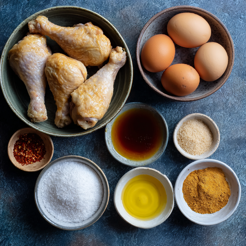Air Fryer Honey Mustard Chicken Drumsticks ingredients
