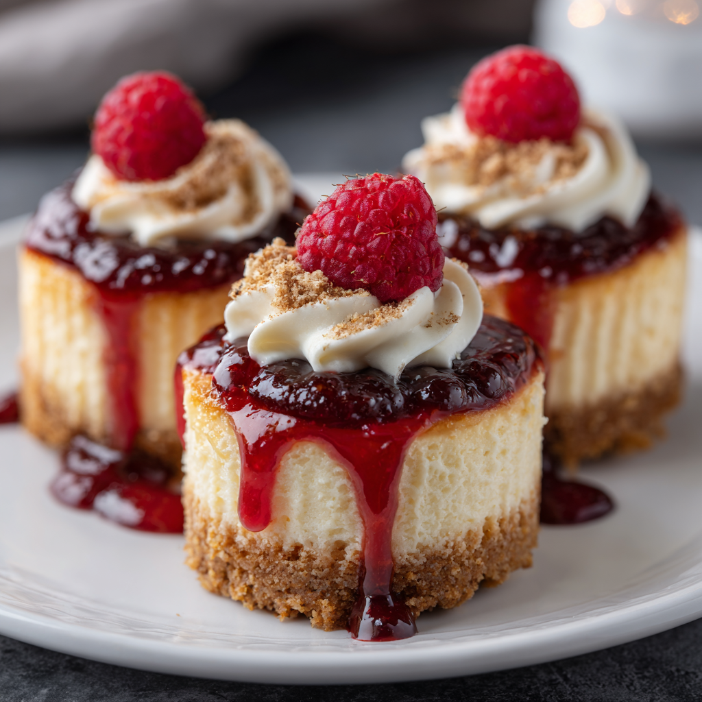 Air Fryer Mini Cheesecakes