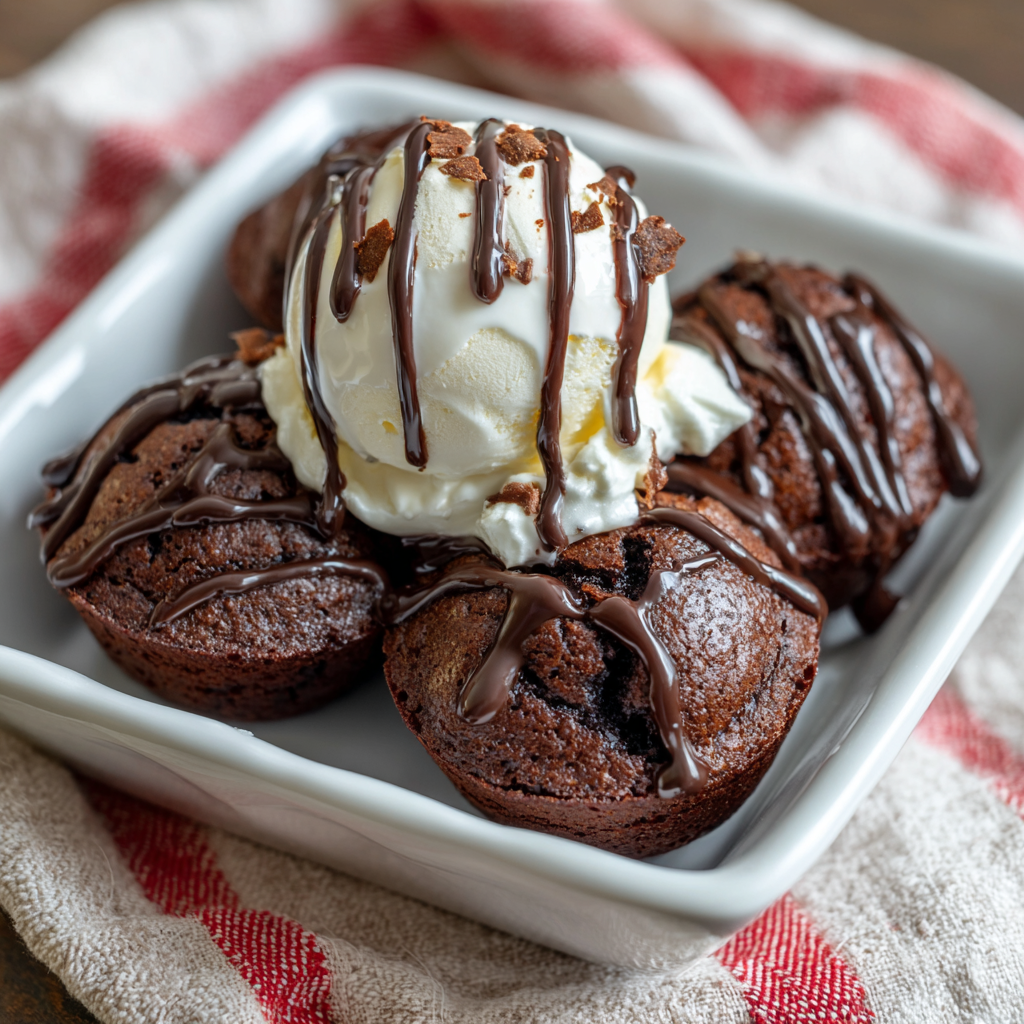 Air Fryer Brownie Bites