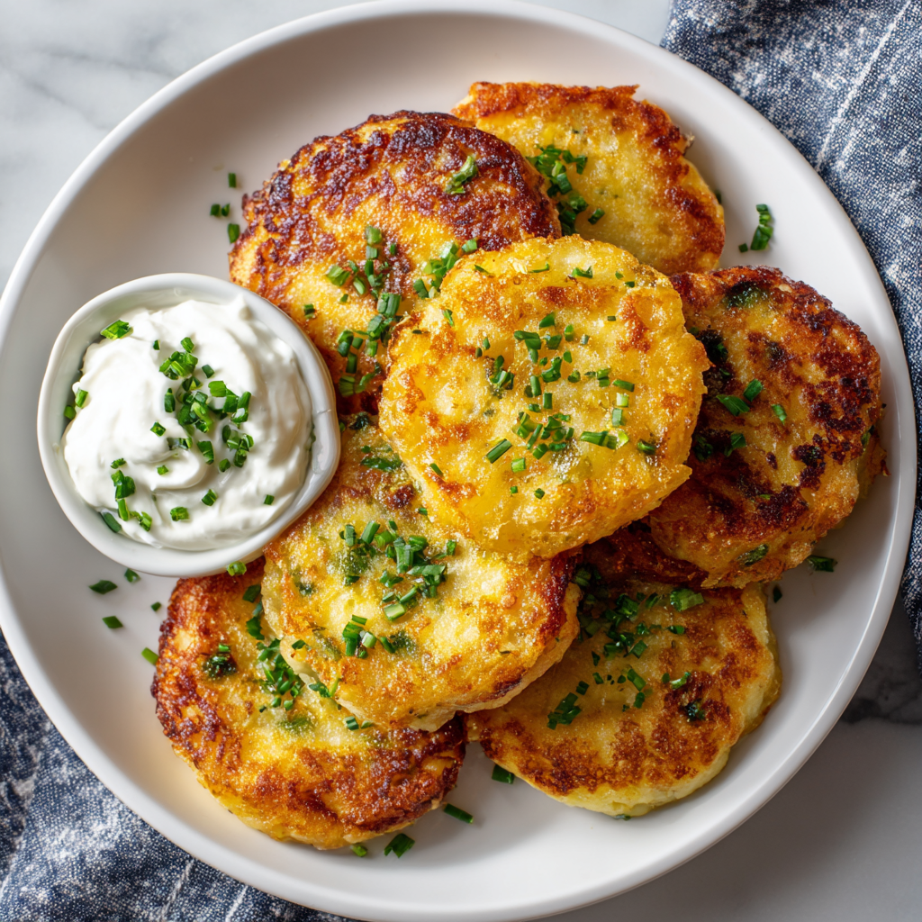 Crispy Air Fryer Irish Potato Cakes
